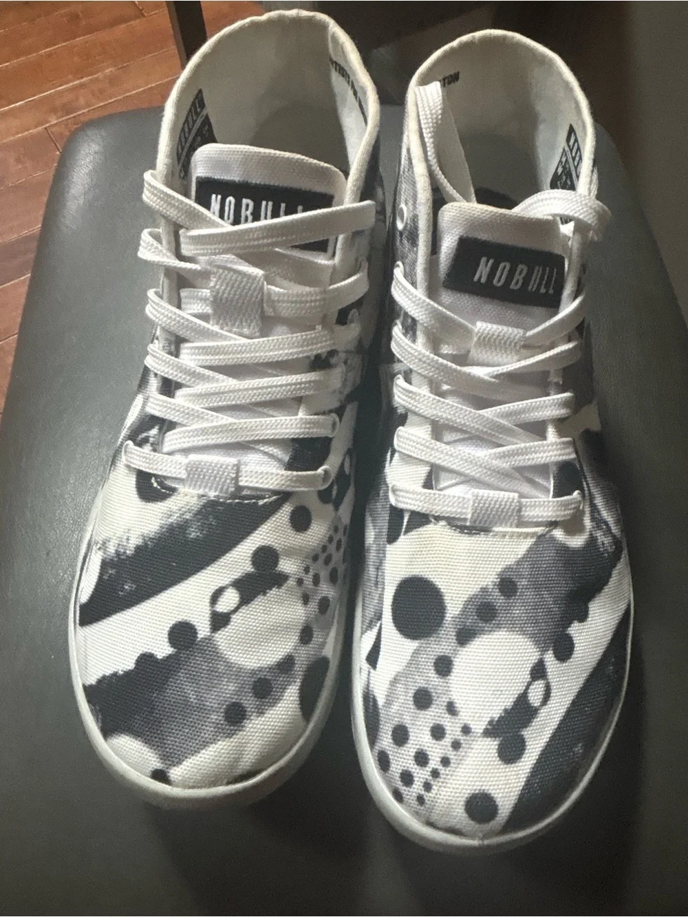 NOBULL Artists For Humanity Canvas Mid Trainers W7.5 M6